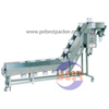 Inclined Bowl Conveyor for Frozen Seafood noodles in food production line
