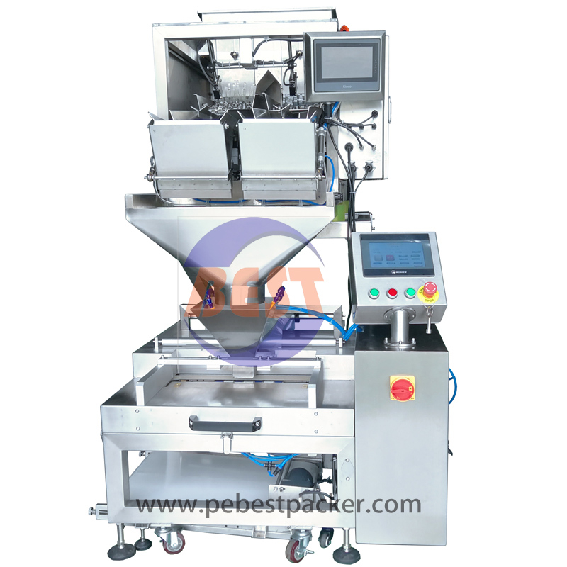 Patented Compact Form Fill Seal System by Lane weigher