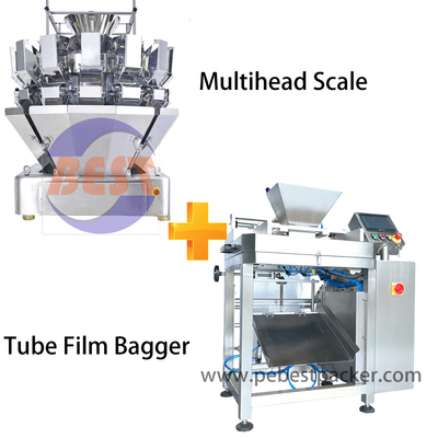 Vegetable Salad Lettuce Cucumber Bagging machine with Combination Weigher