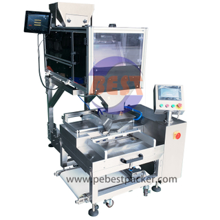 Plastic Tubular Bag Packaging Machine with Vision Count Fill system