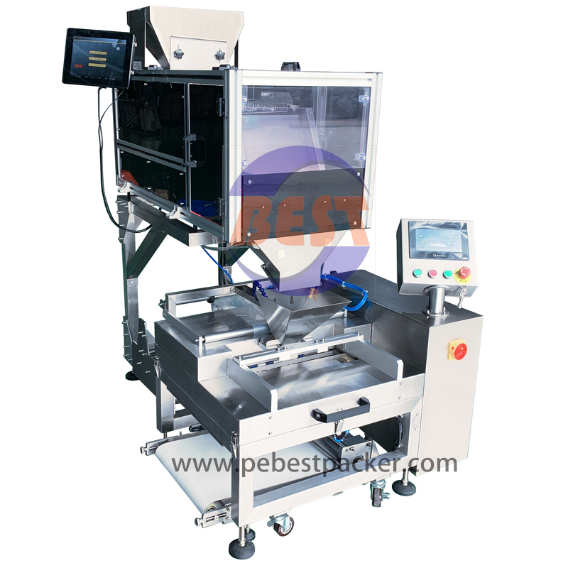 Plastic Tubular Bag Packaging Machine with Vision Count Fill system
