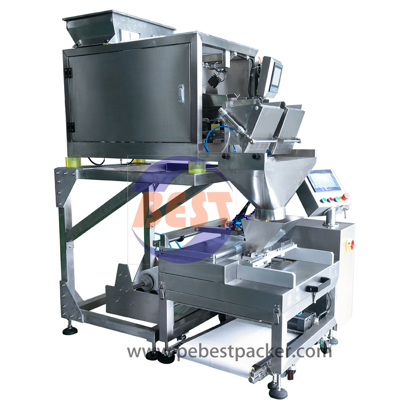 Automatic tubular film Filling bagging machine for Hardware/Plastic Parts