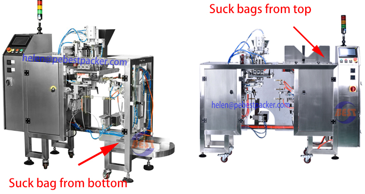 Mini Doybag Packing Machine For Premade Bag Ziplock Stand-Up Pouch